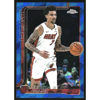 2025-26 Topps Chrome Sapphire #129 Kel'el Ware