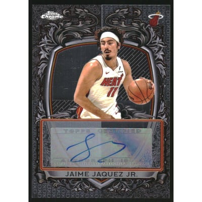 2025-26 Topps Chrome Signature Style #SSJJ Jaime Jaquez Jr.