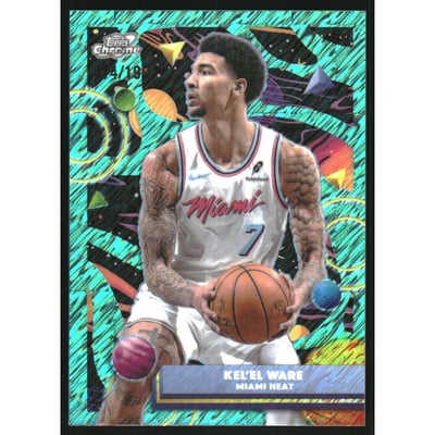 2025-26 Topps Cosmic Chrome Aqua Equinox Refractors #181 Kel'el Ware