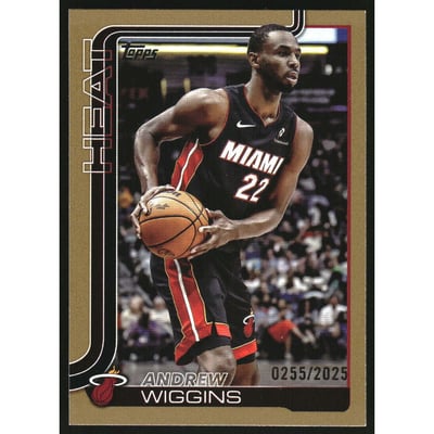 2025-26 Topps Gold #77 Andrew Wiggins