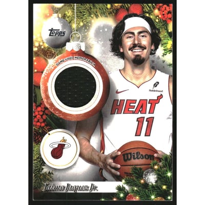 2025-26 Topps Holiday Relics #PRJJ Jaime Jaquez Jr.