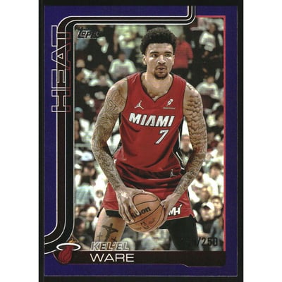 2025-26 Topps Purple Rainbow #74 Kel'el Ware