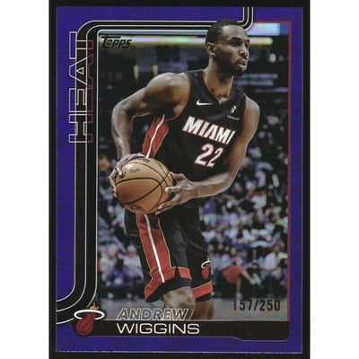 2025-26 Topps Purple Rainbow #77 Andrew Wiggins