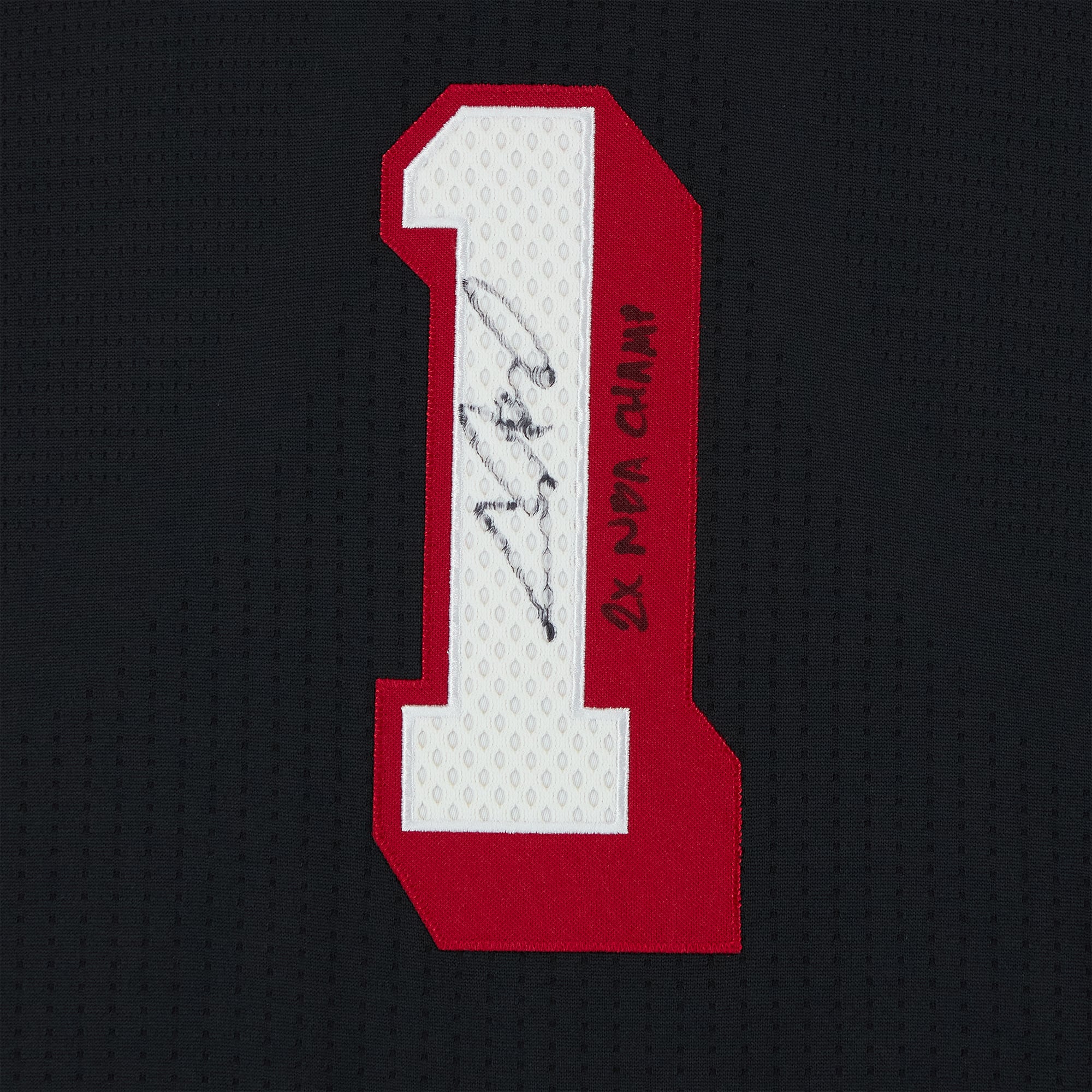 Chris Bosh Miami Heat Autographed Black Mitchell & Ness 2013 Authentic Jersey with "2X NBA Champ" Inscription