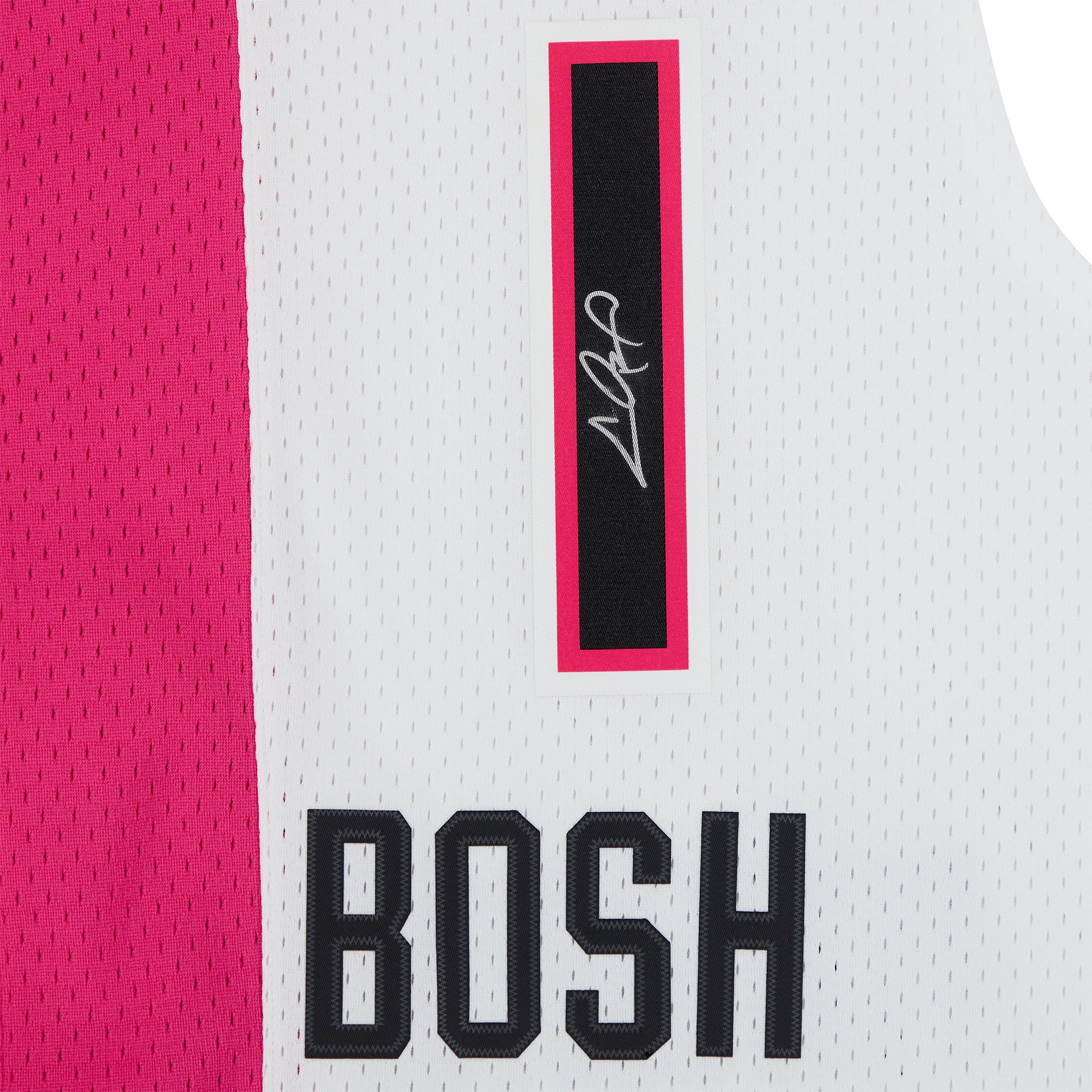 Chris Bosh Miami Heat Autographed White Mitchell & Ness 2011 Swingman Jersey