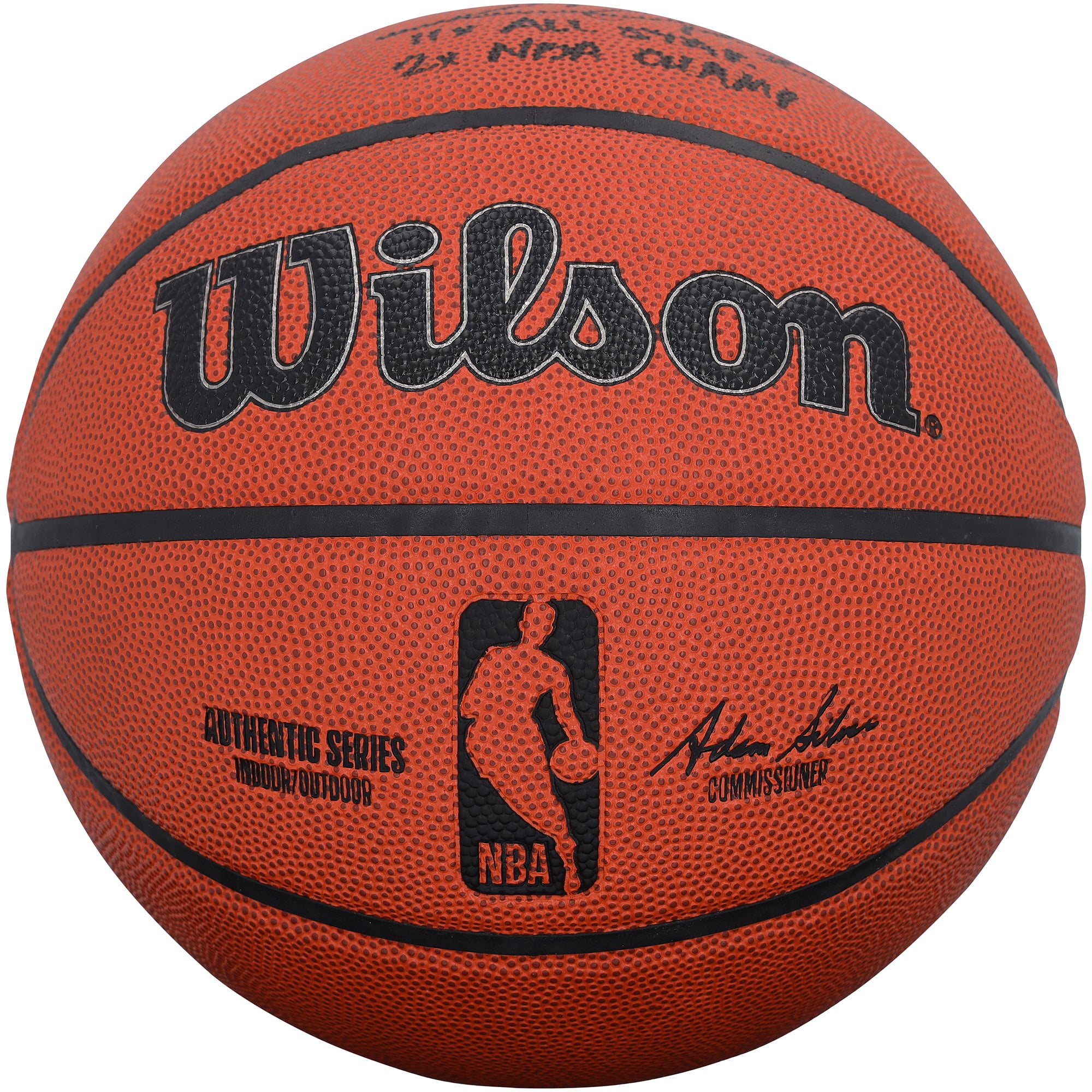 Chris Bosh Miami Heat Autographed Wilson Authentic Series Indoor/Outdoor Basketball with "11X All-Star and 2X NBA Champ" Inscription