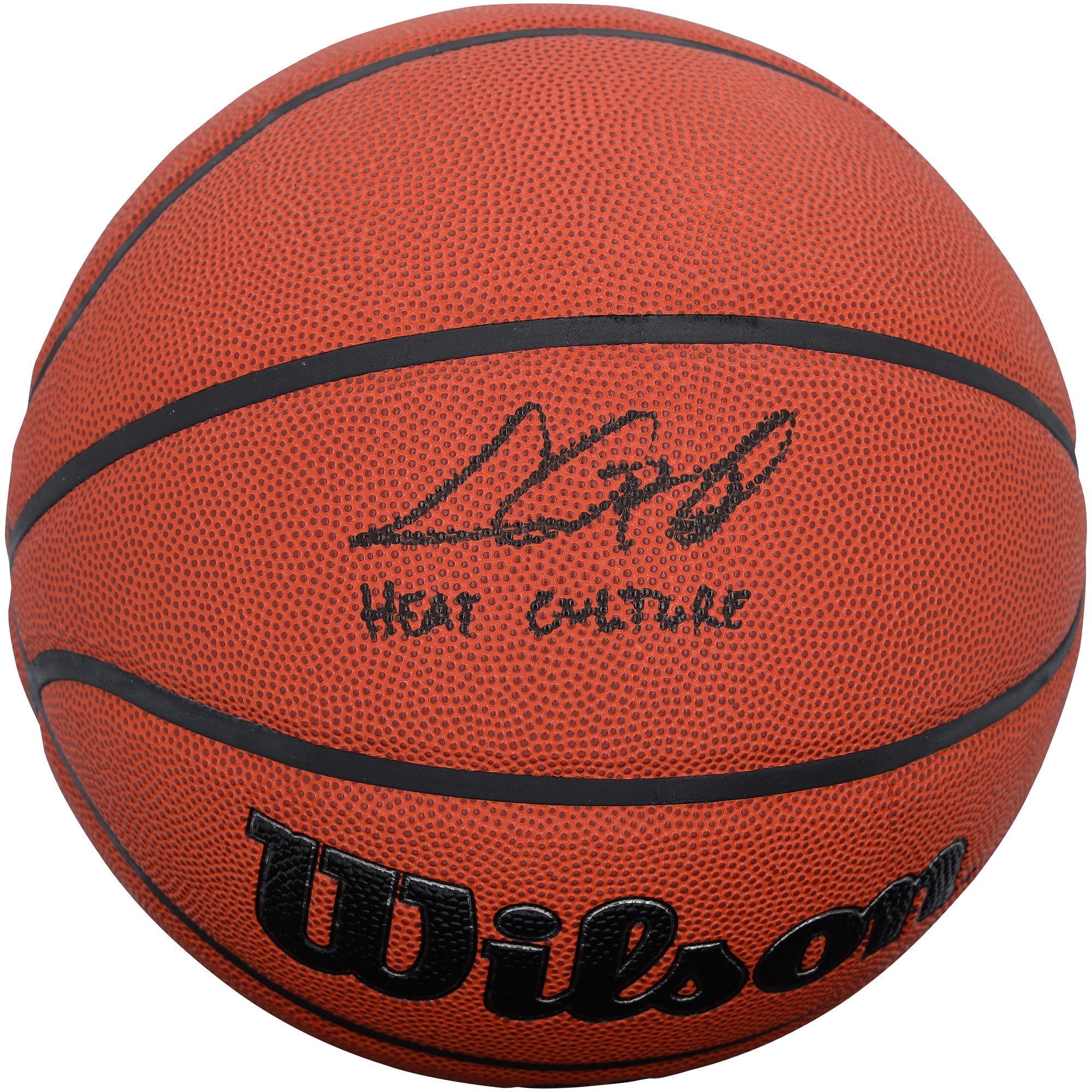 Chris Bosh Miami Heat Autographed Wilson Authentic Series Indoor/Outdoor Basketball with "Heat Culture!" Inscription