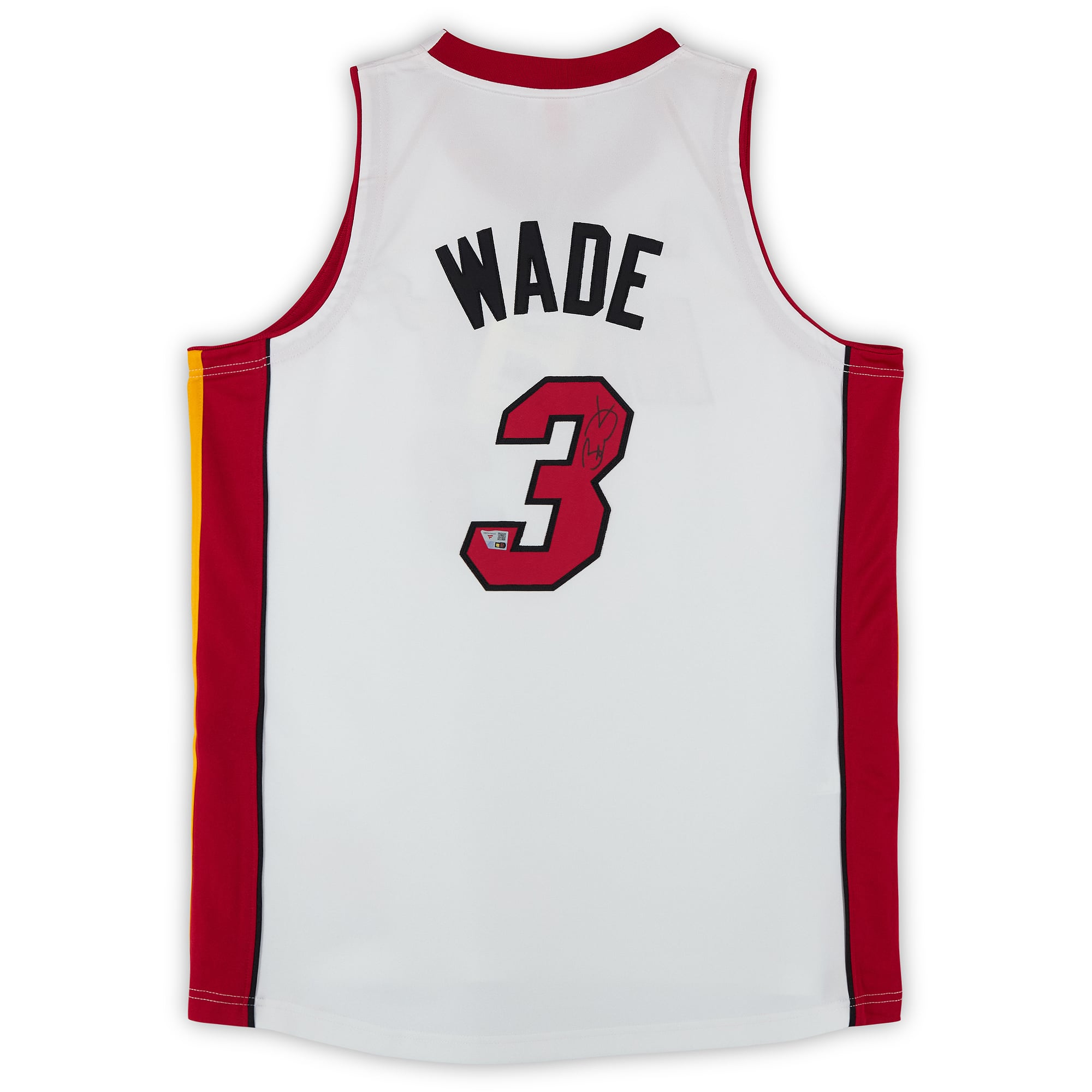 Dwyane Wade Miami Heat Autographed White Mitchell & Ness 2005 Finals Authentic Jersey