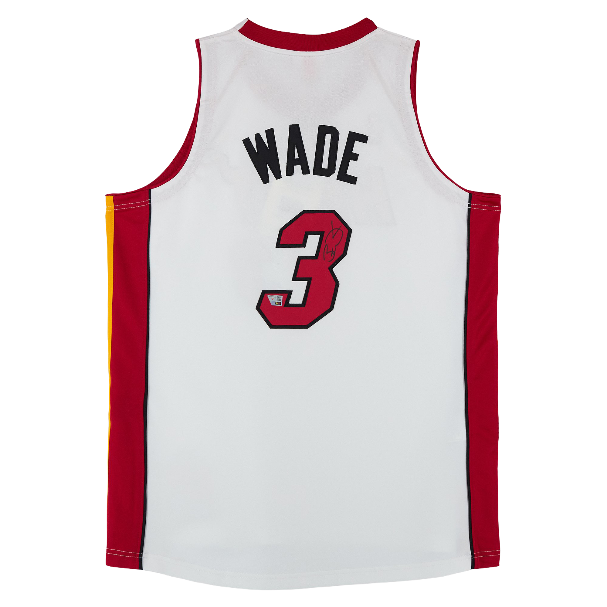 Dwyane Wade Miami Heat Autographed White Mitchell & Ness 2005 Finals Authentic Jersey