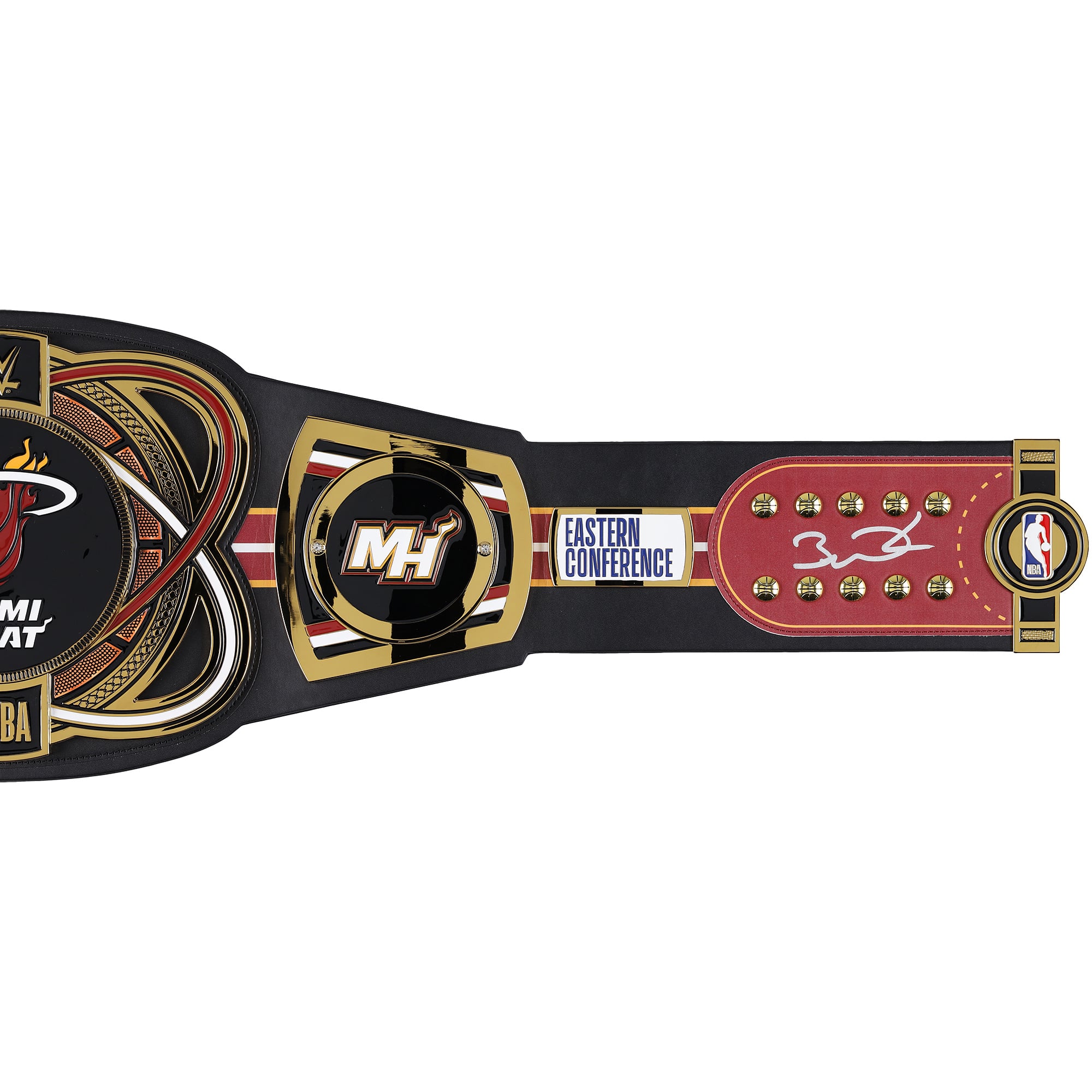 Dwyane Wade Miami Heat Autographed WWE Legacy Title Belt