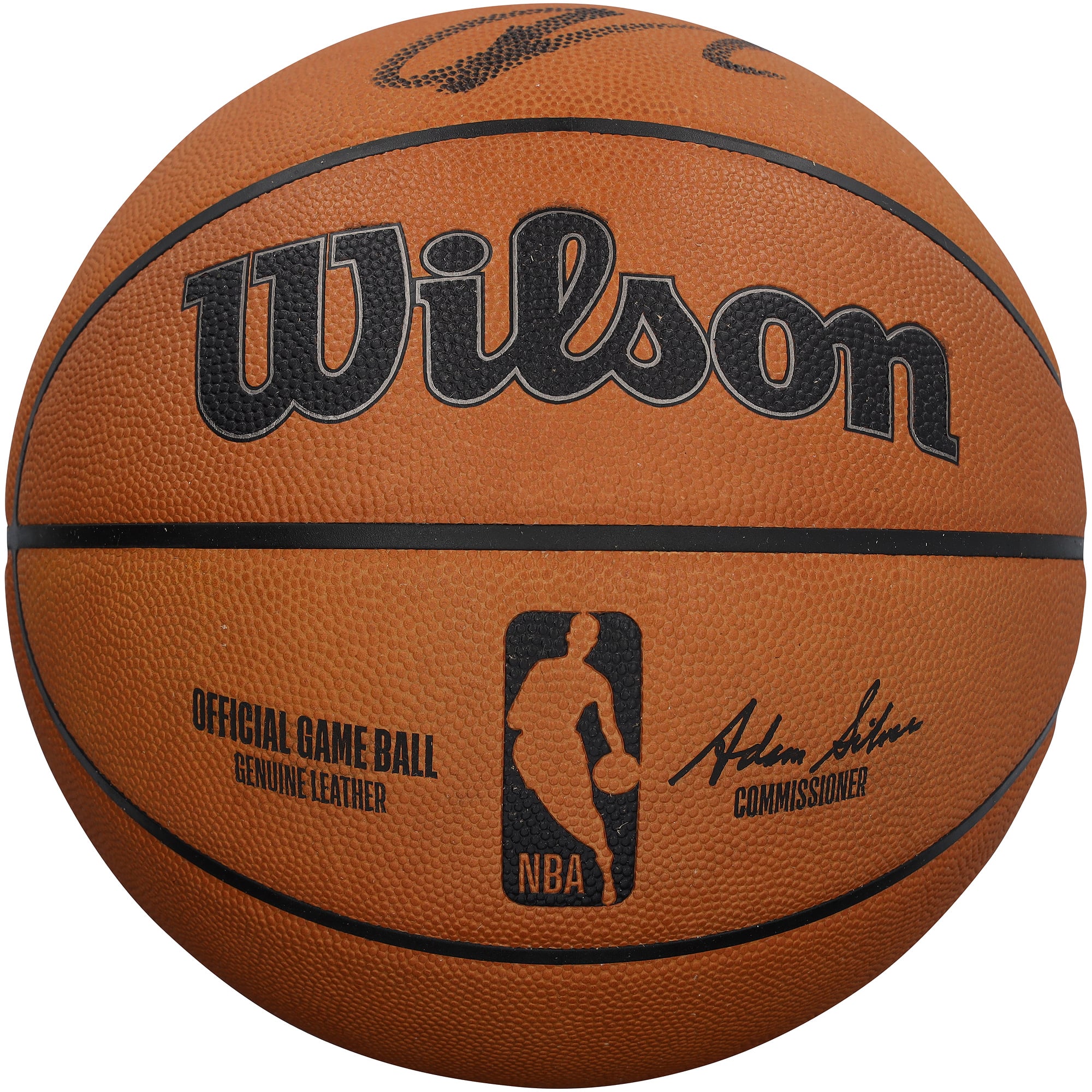 Ballon de basket officiel Wilson autographié par Giannis Antetokounmpo, Miami Heat.