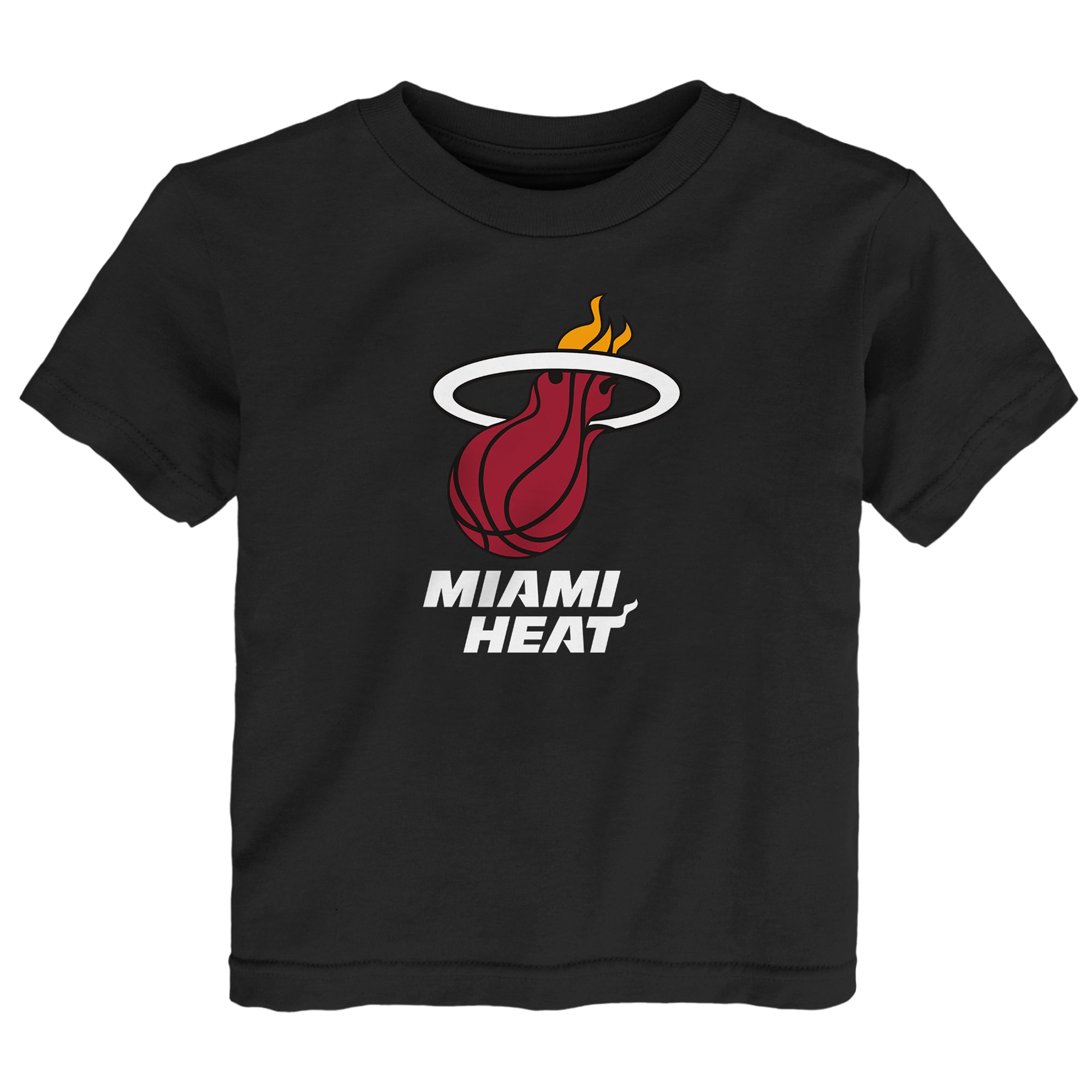 Infant Outerstuff  Black Miami Heat Primary Logo T-Shirt