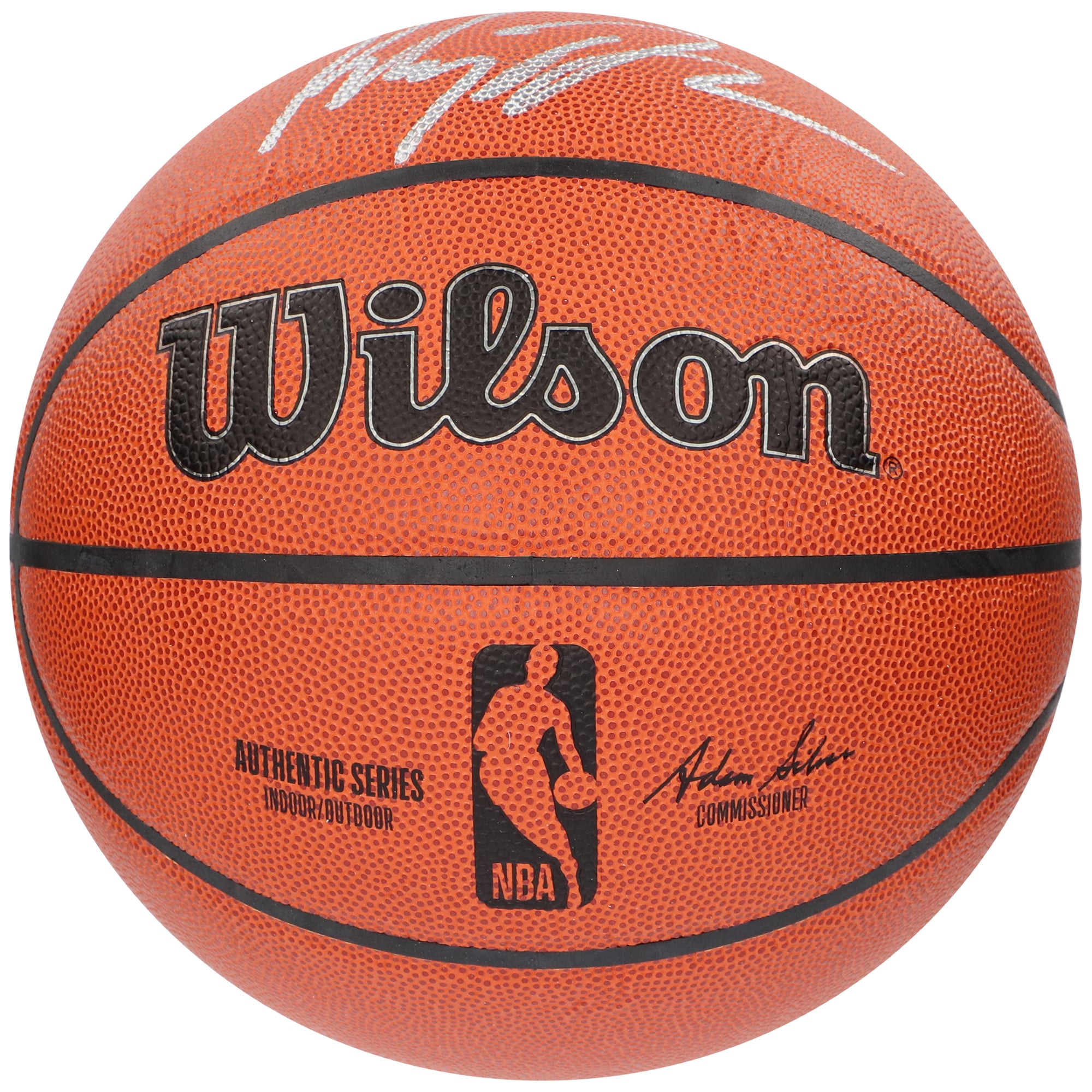 Ballon de basket Wilson intérieur/extérieur autographié par Klay Thompson, Miami Heat