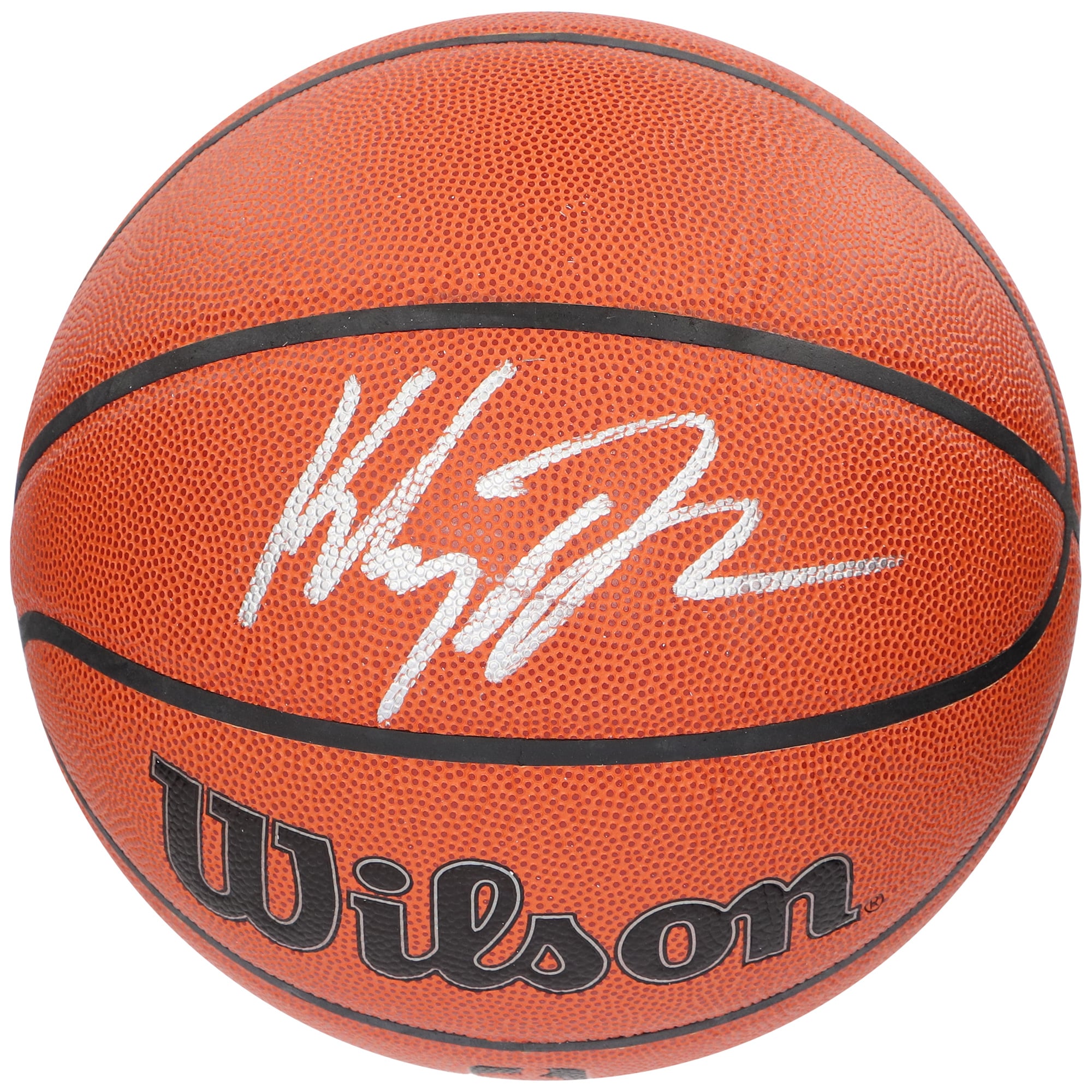 Ballon de basket Wilson intérieur/extérieur autographié par Klay Thompson, Miami Heat
