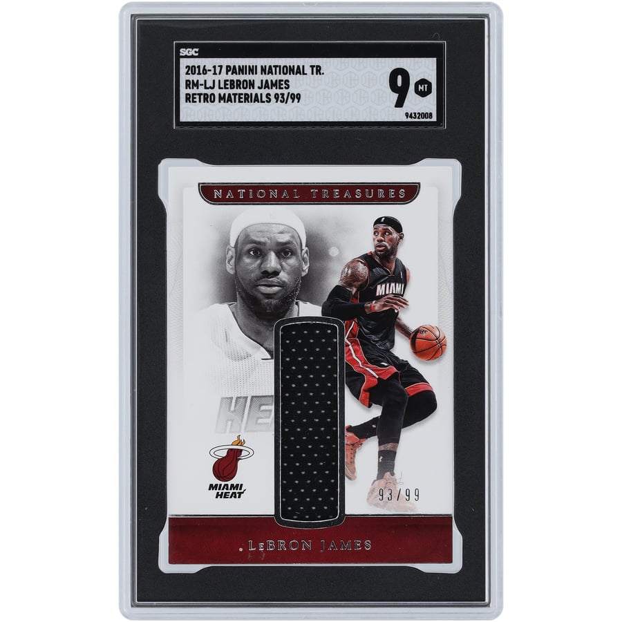 LeBron James Miami Heat 2016-17 Panini National Treasures Retro 