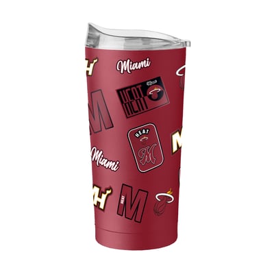  Miami Heat Logo Brands 20oz. Dreamweave Powder Coat Tumbler