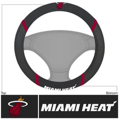 Miami Heat Logo Brands Steering Wheel Cover