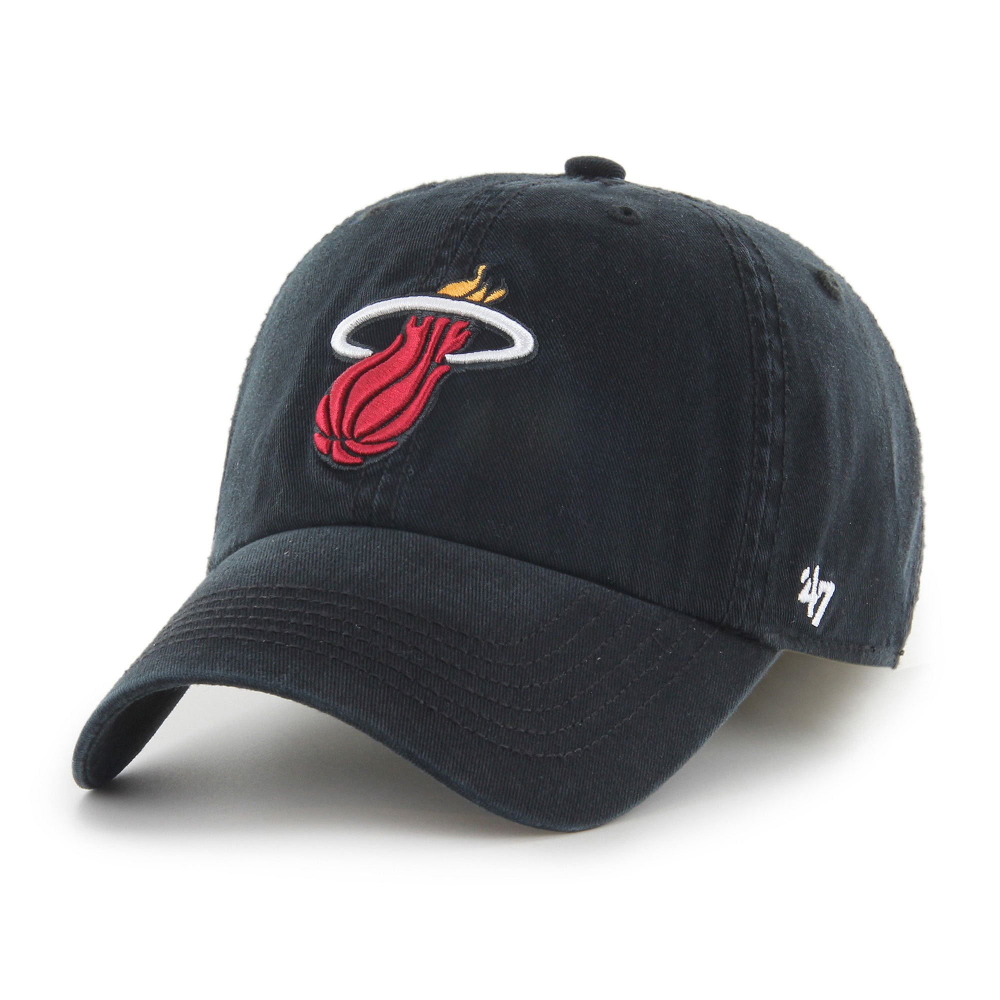 Men's Miami Heat '47 Black Classic Franchise Fitted Hat