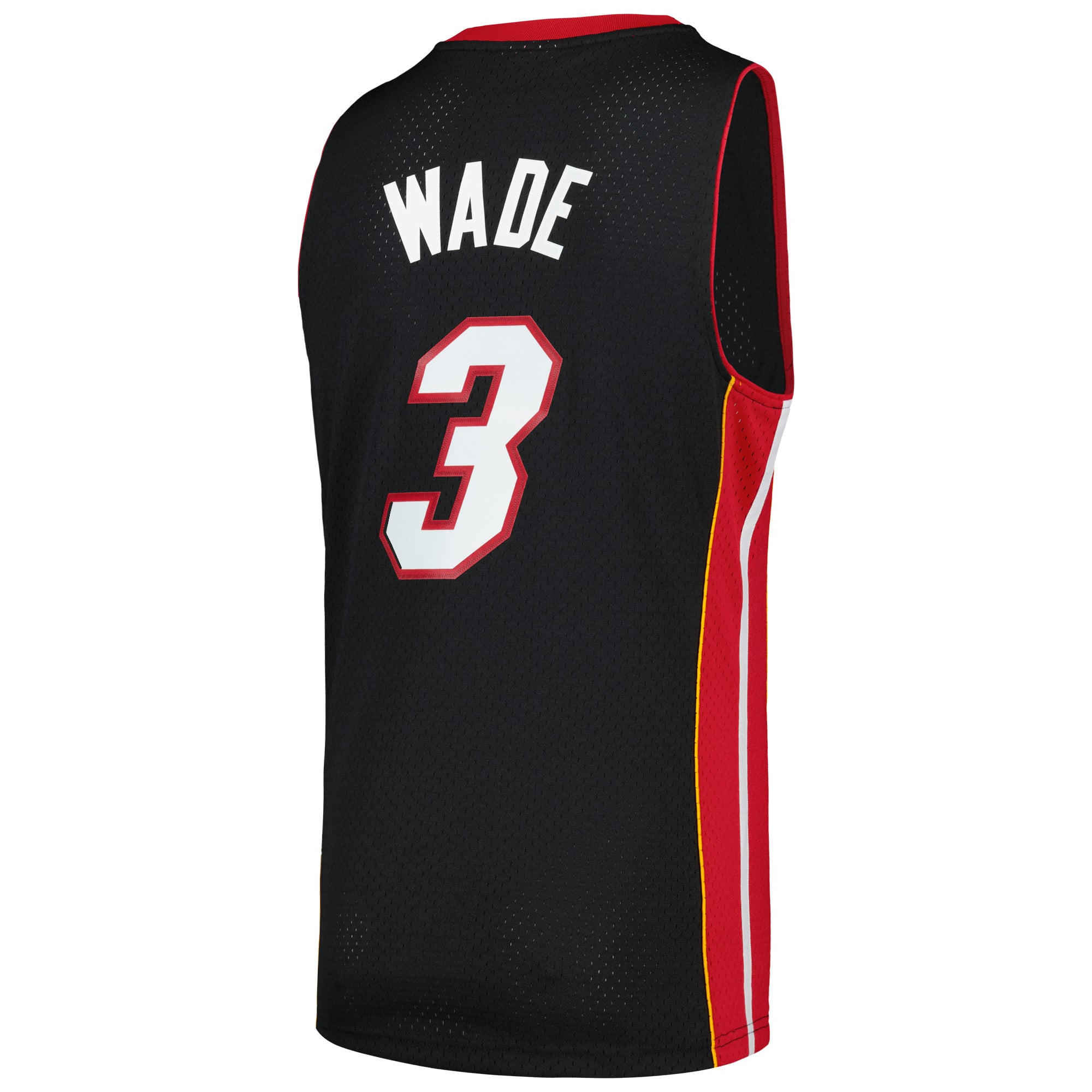 Maillot Mitchell & Ness Dwyane Wade Swingman Miami Heat 2012/13 Hardwood Classics pour homme Noir