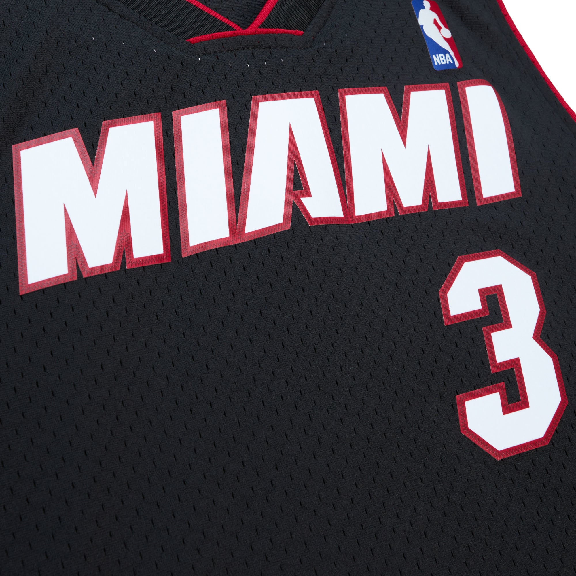 Maillot Mitchell & Ness Dwyane Wade Swingman Miami Heat 2012/13 Hardwood Classics pour homme Noir