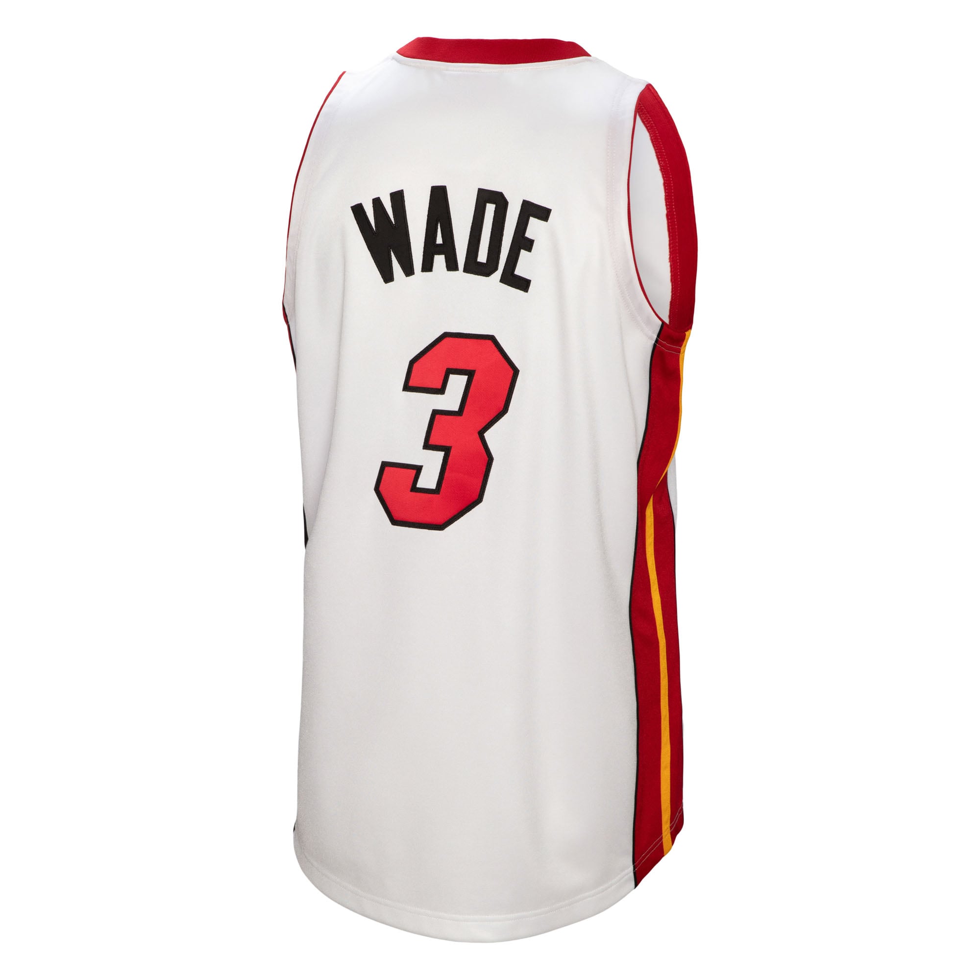 Men's Mitchell & Ness Dwyane Wade White Miami Heat 2005-06 Authentic Player Jersey
