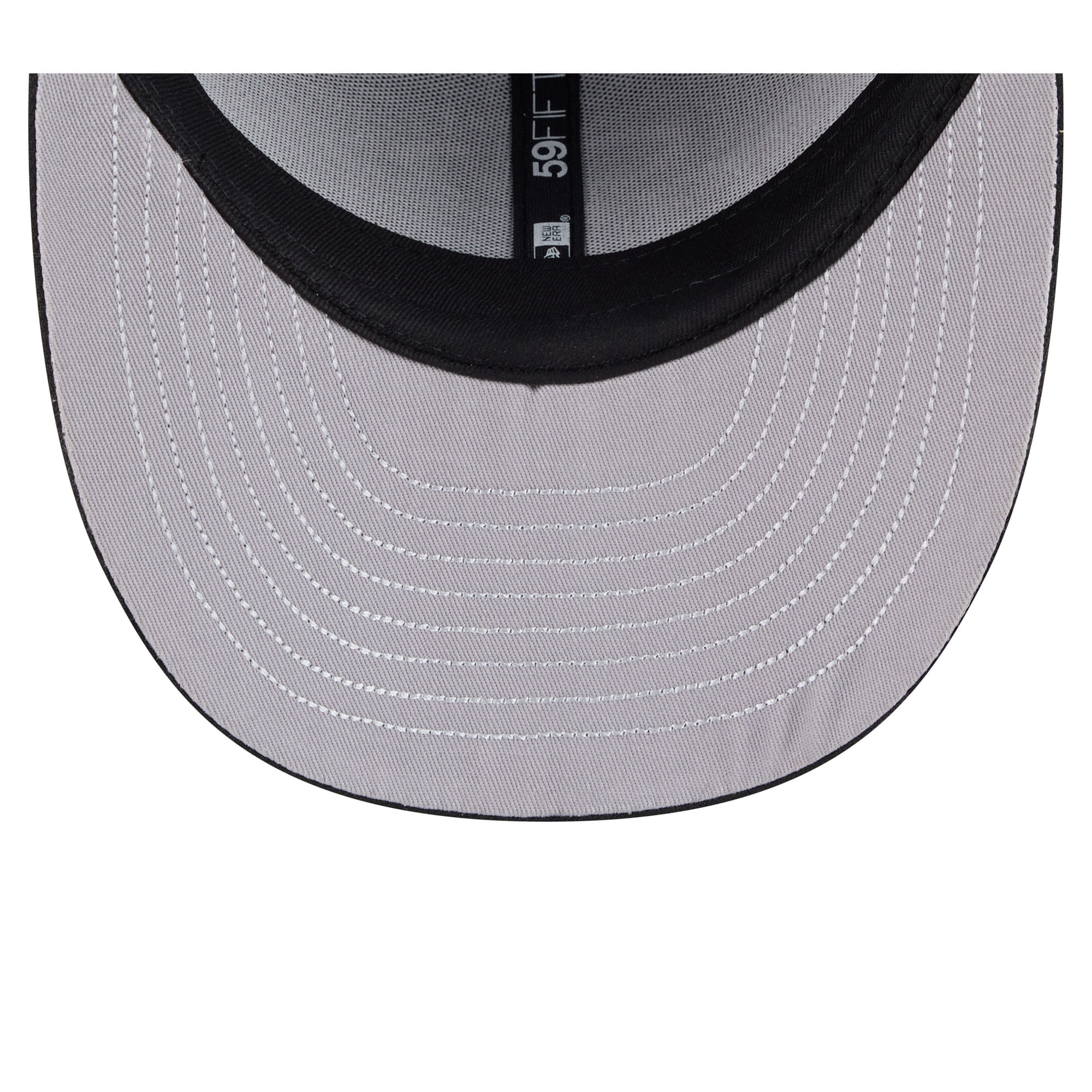 Casquette ajustée New Era Freedom 59FIFTY noire pour homme, Miami Heat, modèle Freedom.
