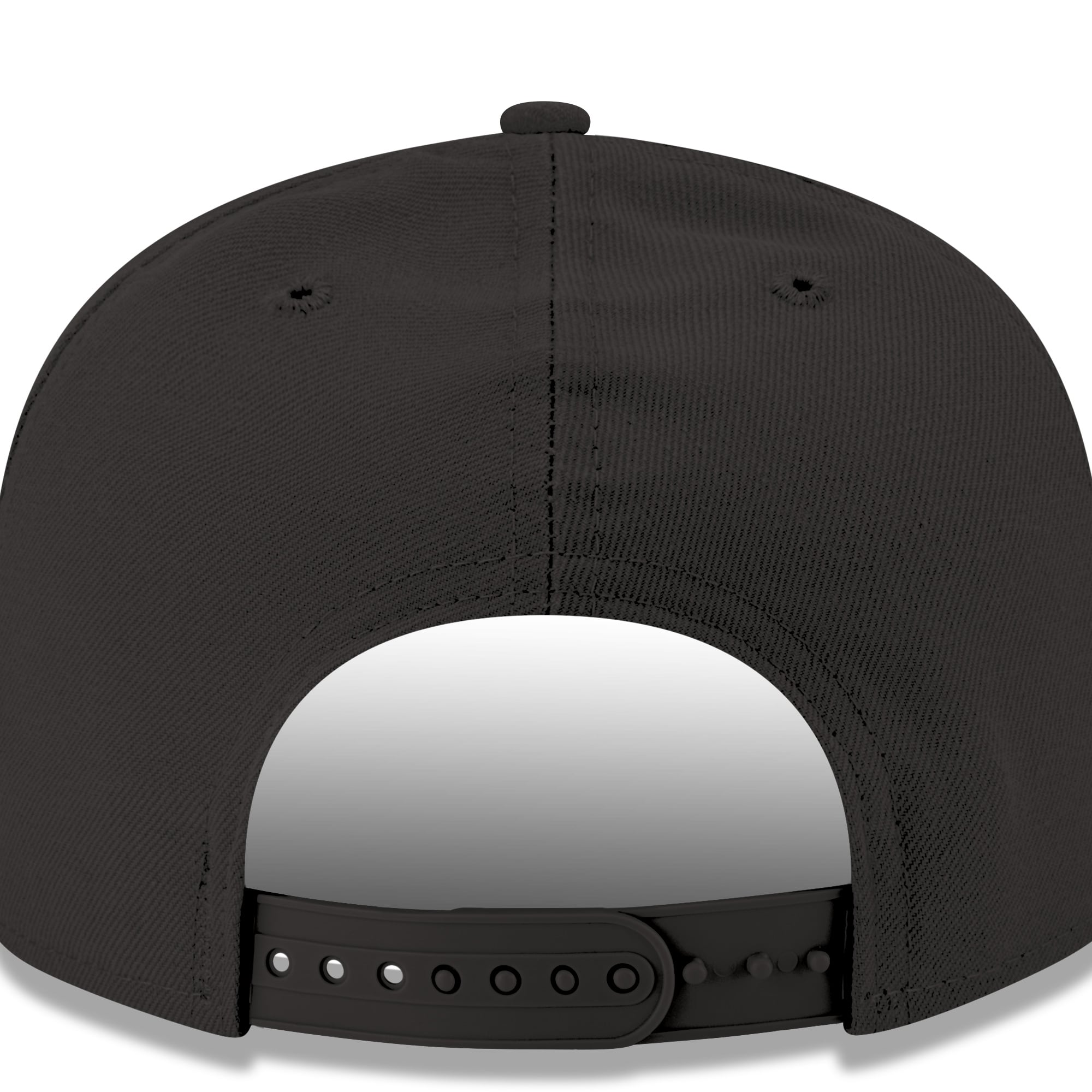 Men's New Era  Black Miami Heat Team 9FIFTY Snapback Hat