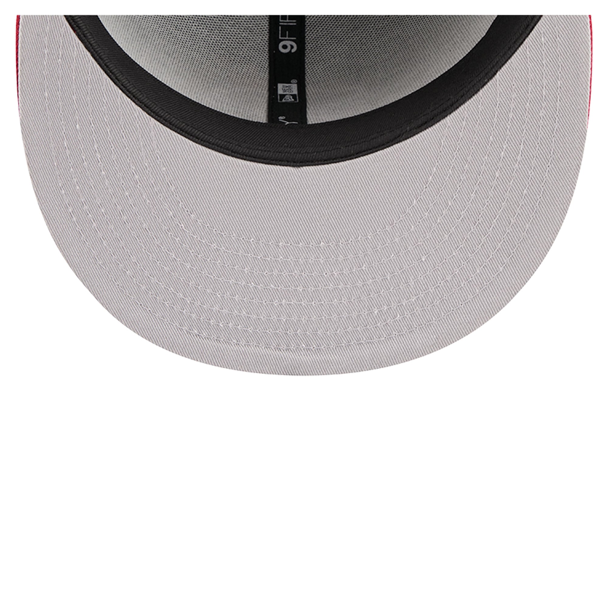 Men's New Era  Black Miami Heat Two-Tone 9FIFTY Snapback Hat
