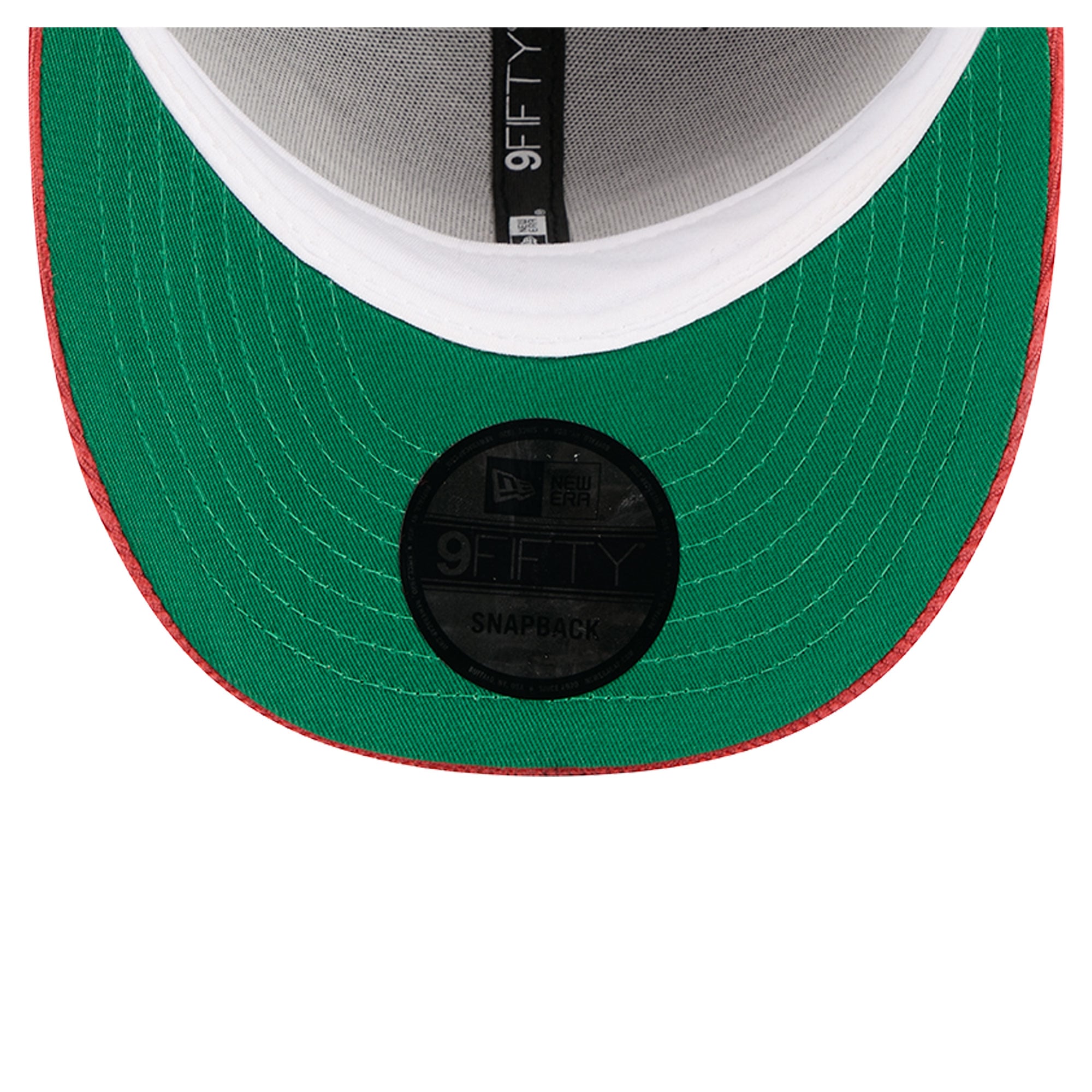 Casquette snapback New Era 9FIFTY en velours côtelé noir et rouge Miami Heat pour homme