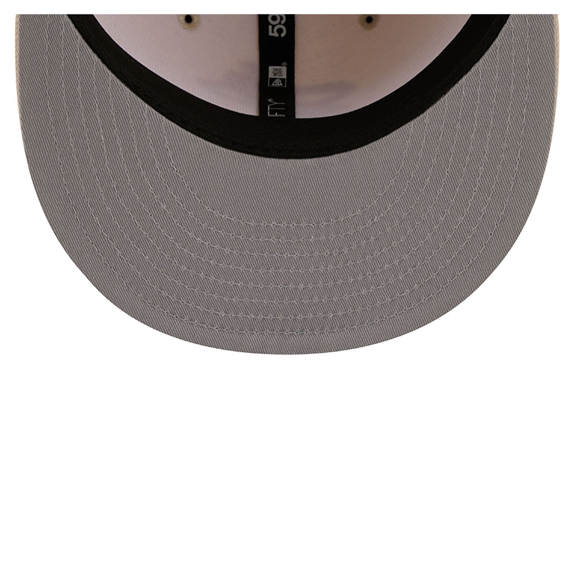 Casquette ajustée New Era 59FIFTY crème Miami Heat pour homme