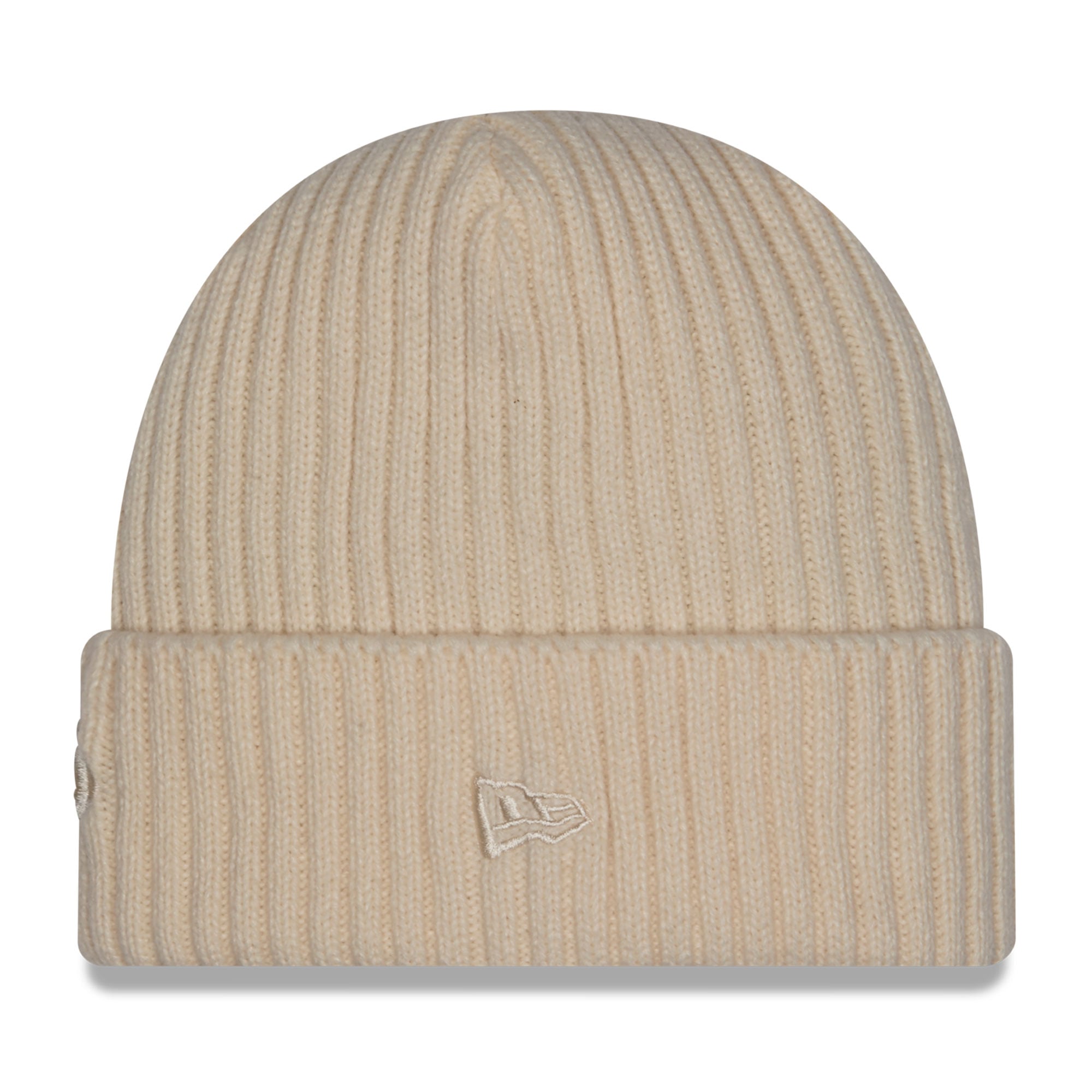 Bonnet à revers New Era crème Miami Heat pour homme