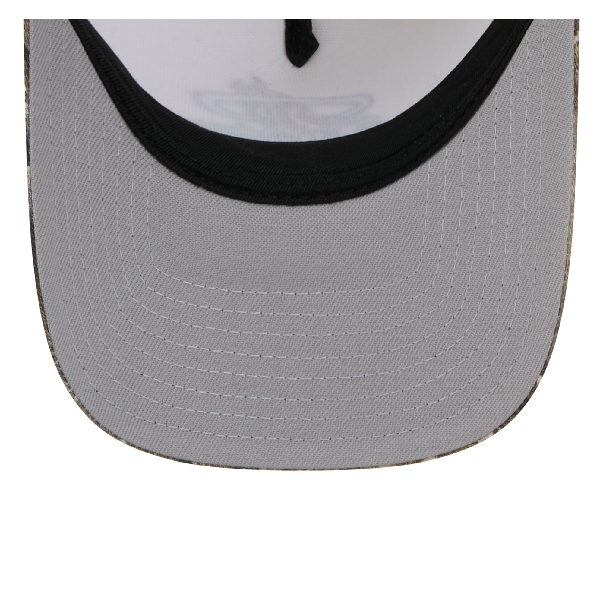Casquette ajustable New Era 9FORTY A-Frame crème/camouflage Miami Heat Rose Banner pour homme
