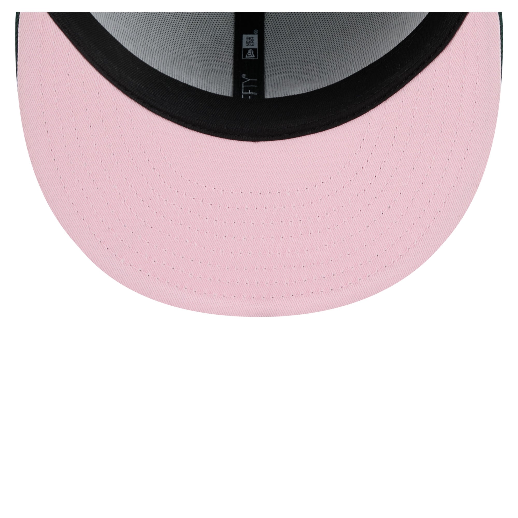 Casquette ajustée New Era 59FIFTY pour homme, grise et verte, Miami Heat Rose Banner