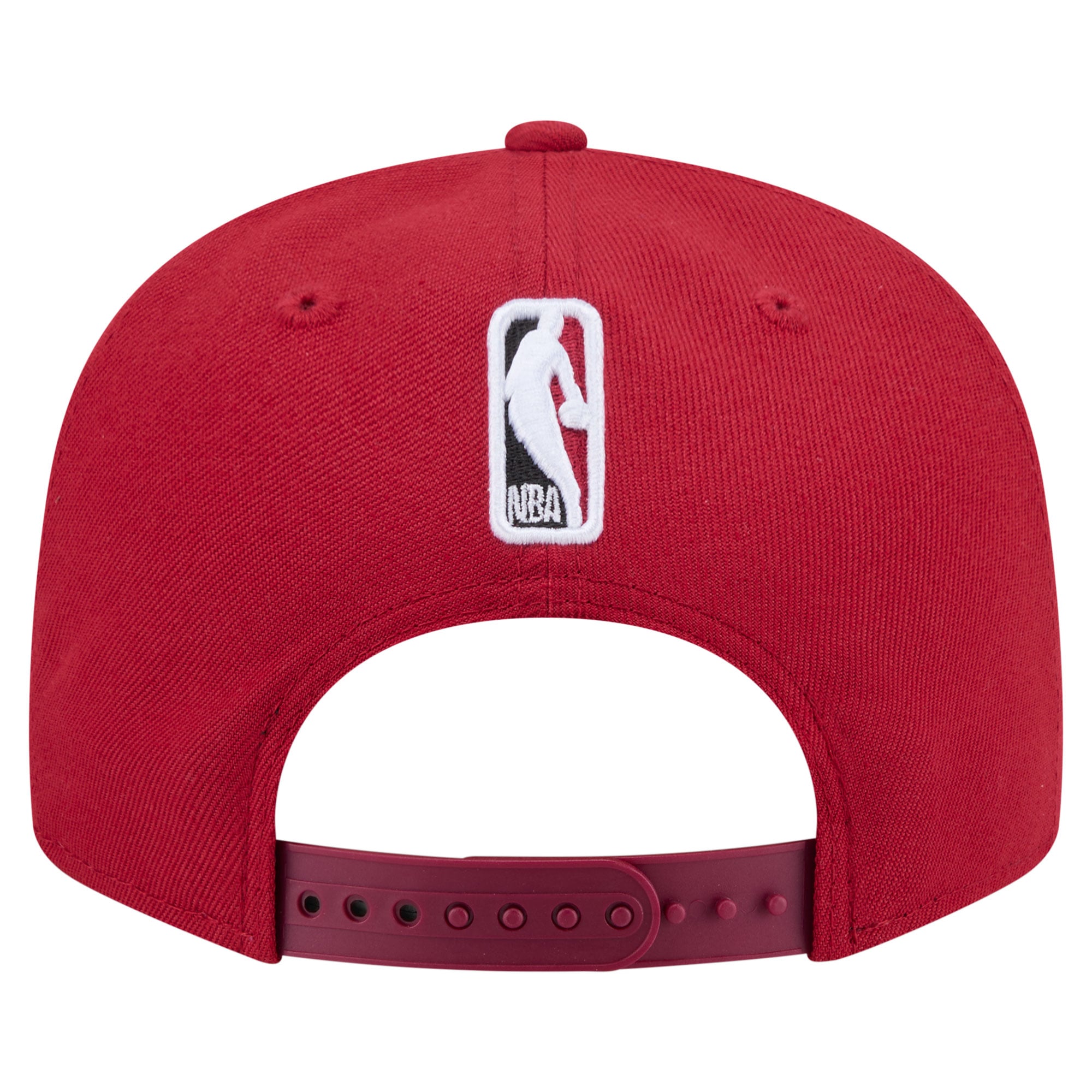 Men's New Era  Red Miami Heat Team 9FIFTY Snapback Hat