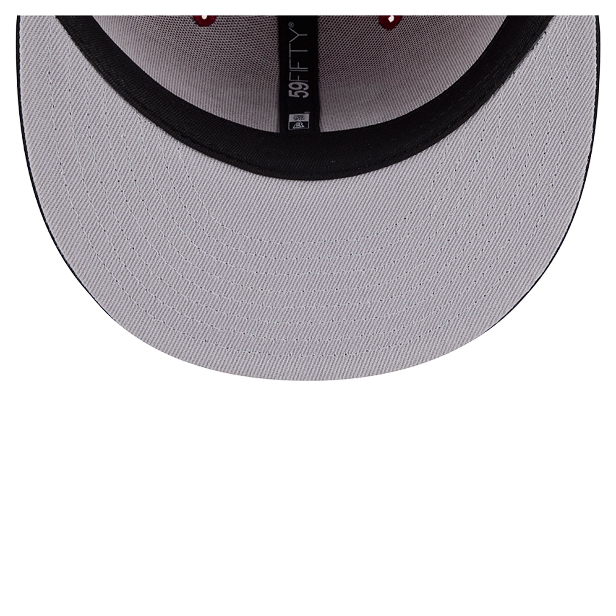 Men's New Era Red Miami Heat Two-Tone 59FIFTY Fitted Hat
