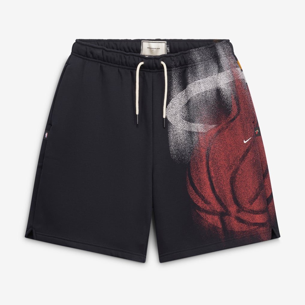 Men's Nike Black Miami Heat 2026 Standard Issue Practice Icon Fleece Shorts