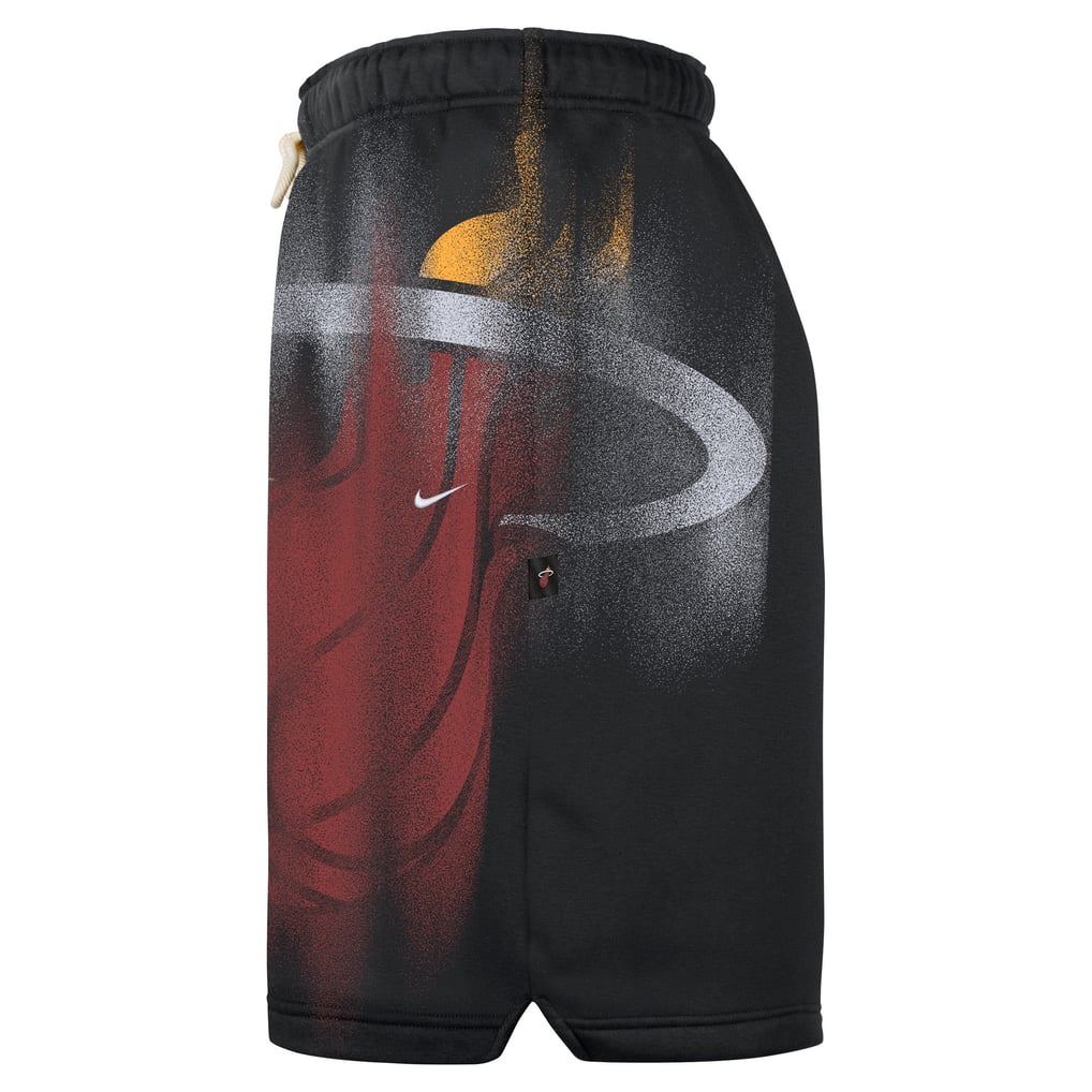 Men's Nike Black Miami Heat 2026 Standard Issue Practice Icon Fleece Shorts