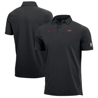  Miami Heat Nike 2026/27 Dri-FIT Coaches Polo - Black