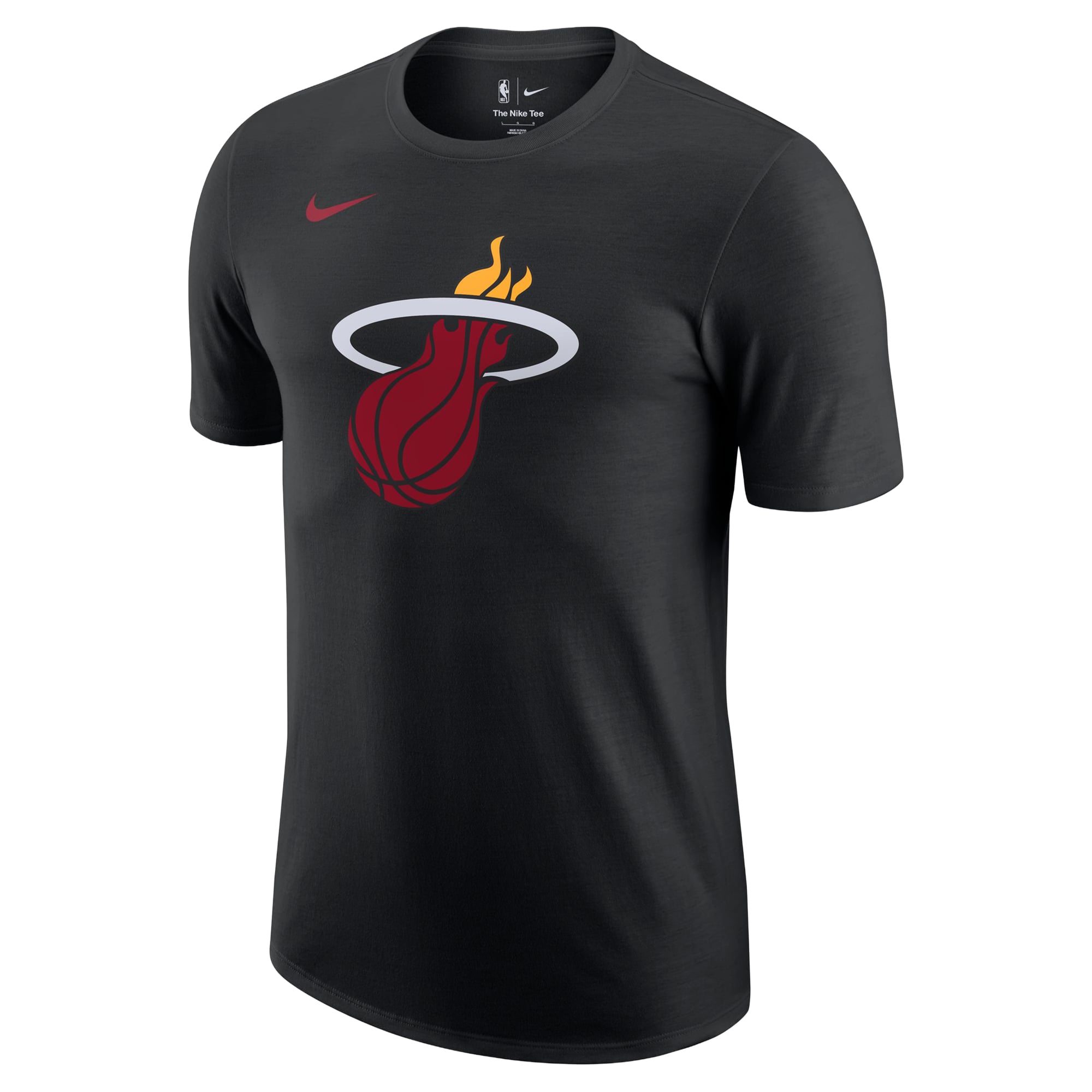 T-shirt Nike Essential Miami Heat noir pour homme