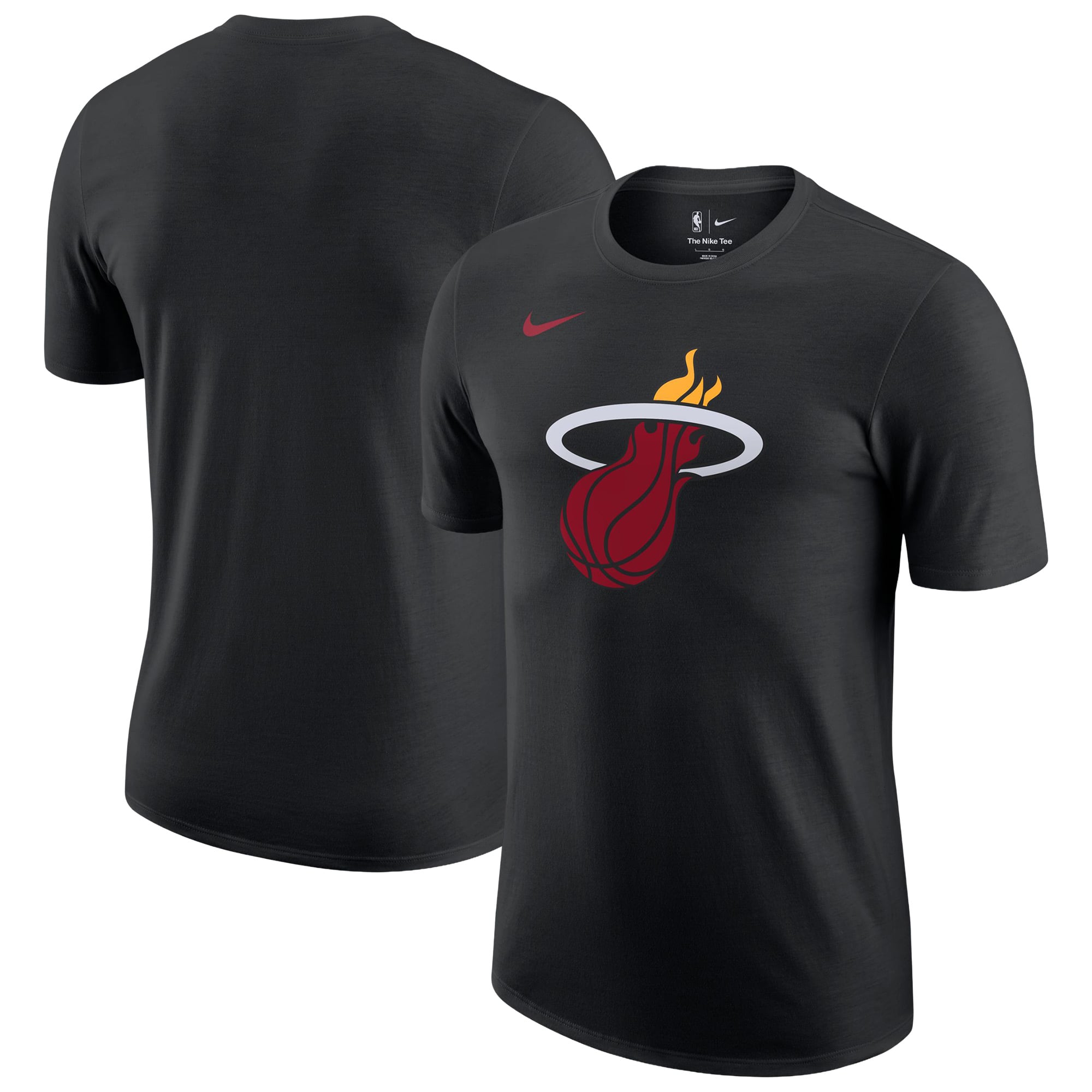 T-shirt Nike Essential Miami Heat noir pour homme