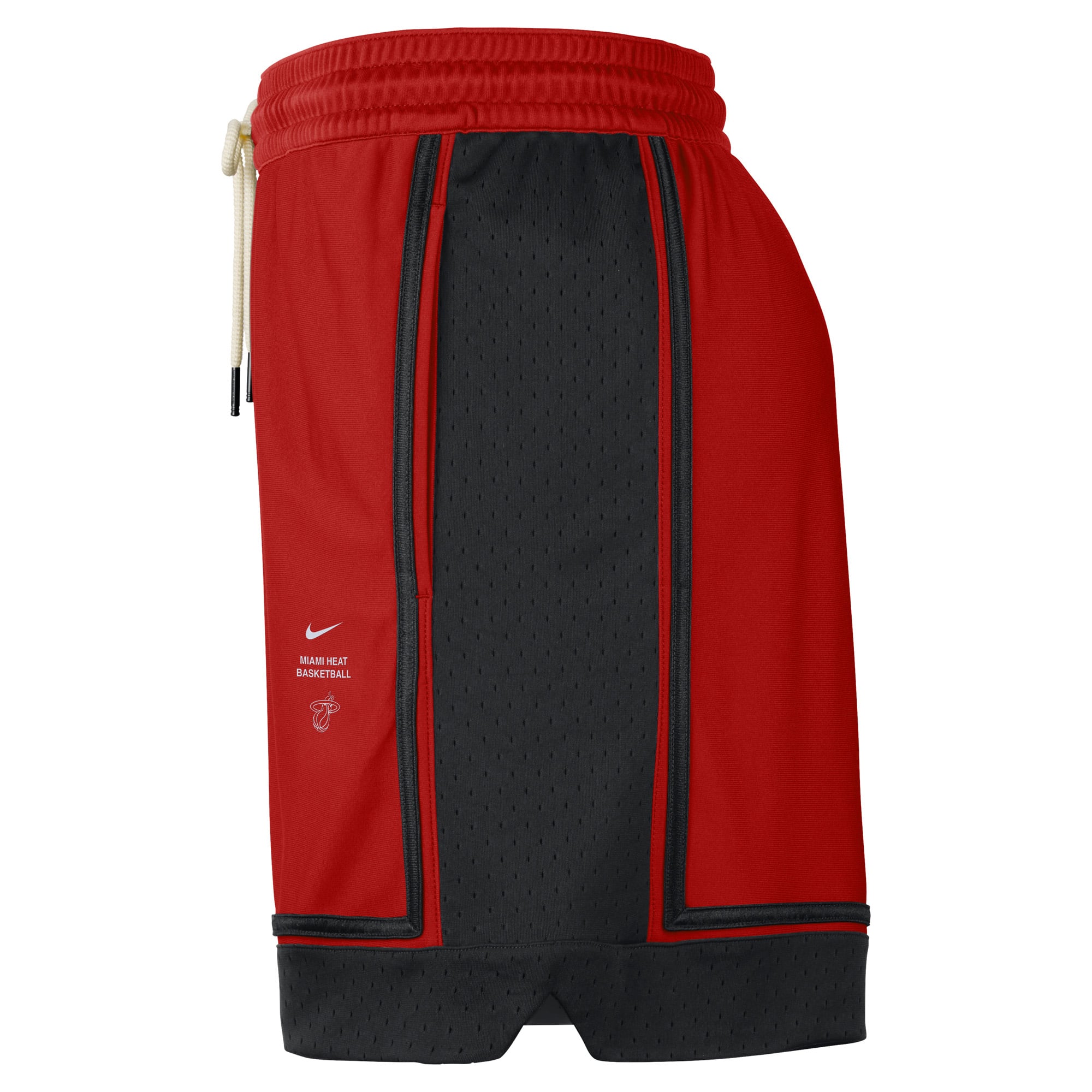 Short de match Nike rouge Miami Heat 2026 Standard Issue pour homme