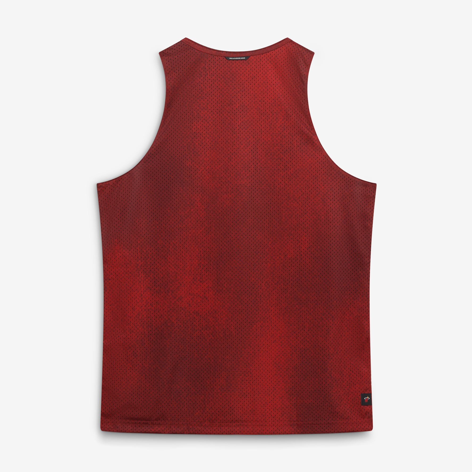 Maillot réversible Nike Miami Heat rouge/noir 2026 Standard Issue Practice Icon Mesh pour homme