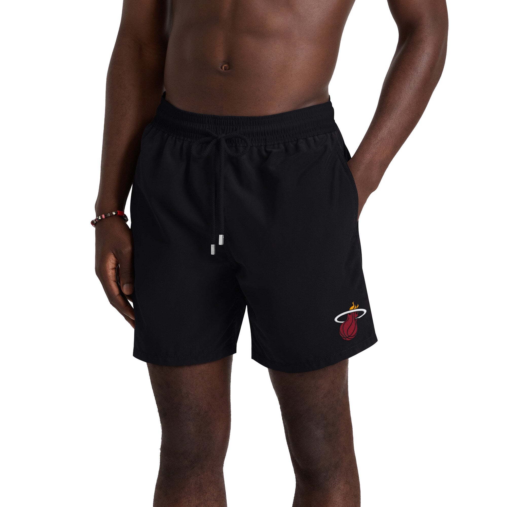 Maillot de bain homme Vilebrequin by G-III Noir Miami Heat Uni