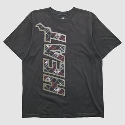 Miami Heat Adidas 2010s T-shirt - Black - M by Fanatics Real Vintage