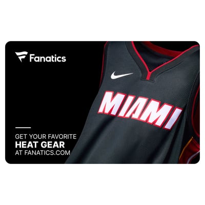 Miami Heat Fanatics eGift Card ($10 - $500)