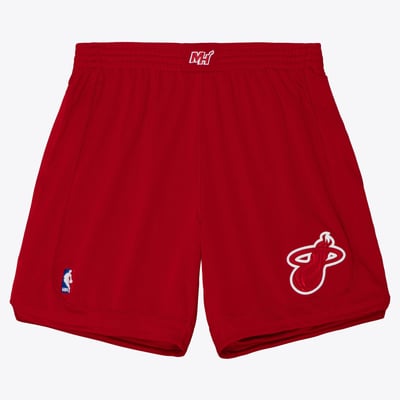 Miami Heat Mitchell & Ness 2012 Christmas Day Shorts - Scarlet - Mens