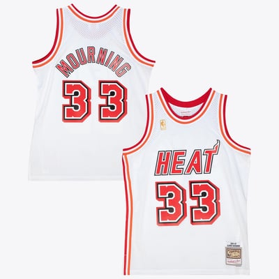 Miami Heat Mitchell & Ness Alonzo Mourning 1996 Authentic Jersey - White
