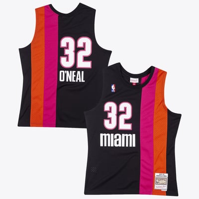 Miami Heat Mitchell & Ness Shaquille O'Neal 2005 Swingman Authentic Jersey - Black