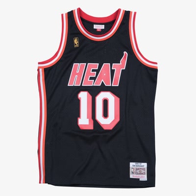 Tim Hardaway Miami Heat 1996-97 Mitchell & Ness Black Swingman Jersey