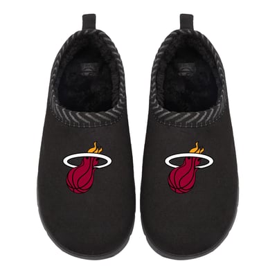 Miami Heat ISlide Unisex Primary Logo Mission Slippers - Black
